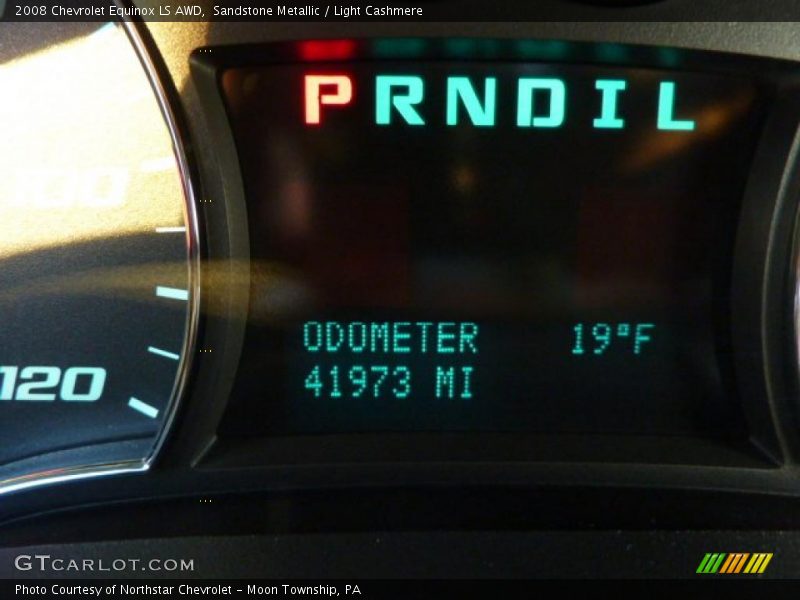 Sandstone Metallic / Light Cashmere 2008 Chevrolet Equinox LS AWD