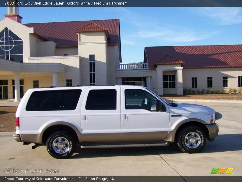 Oxford White / Medium Parchment 2003 Ford Excursion Eddie Bauer