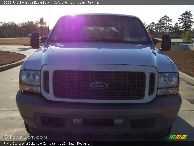 Oxford White / Medium Parchment 2003 Ford Excursion Eddie Bauer
