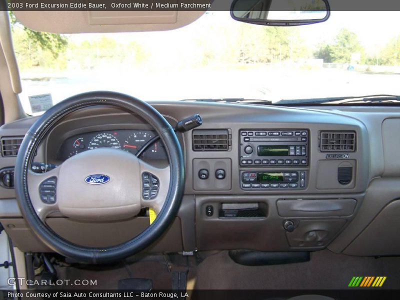 Oxford White / Medium Parchment 2003 Ford Excursion Eddie Bauer