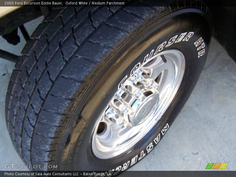 Oxford White / Medium Parchment 2003 Ford Excursion Eddie Bauer