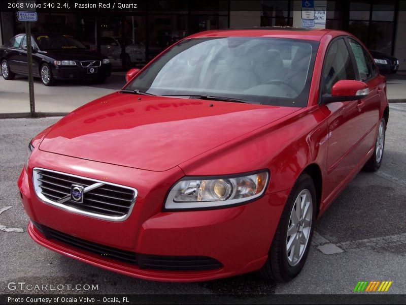 Passion Red / Quartz 2008 Volvo S40 2.4i