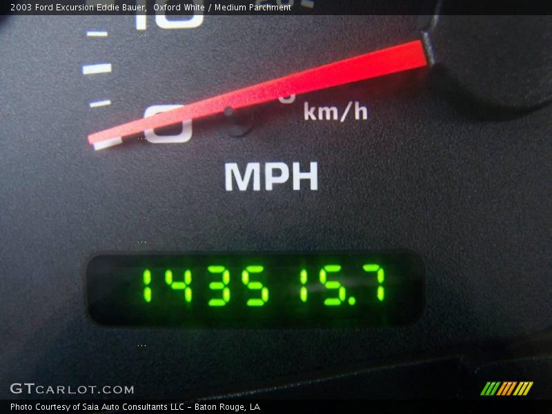 Oxford White / Medium Parchment 2003 Ford Excursion Eddie Bauer