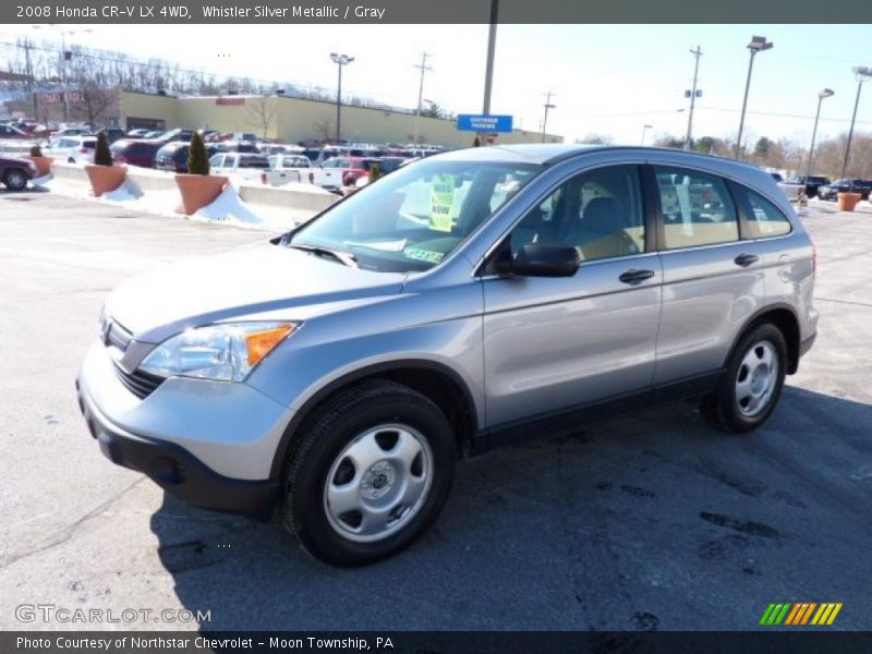 Whistler Silver Metallic / Gray 2008 Honda CR-V LX 4WD