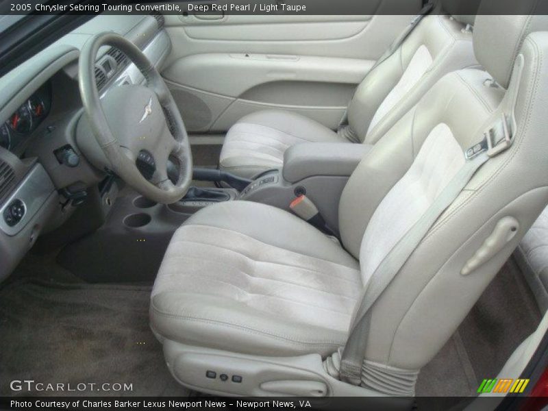 Deep Red Pearl / Light Taupe 2005 Chrysler Sebring Touring Convertible