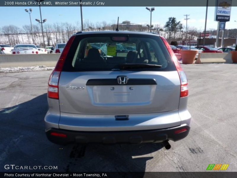 Whistler Silver Metallic / Gray 2008 Honda CR-V LX 4WD