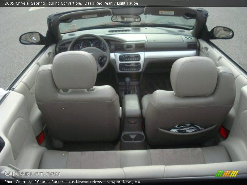 Deep Red Pearl / Light Taupe 2005 Chrysler Sebring Touring Convertible