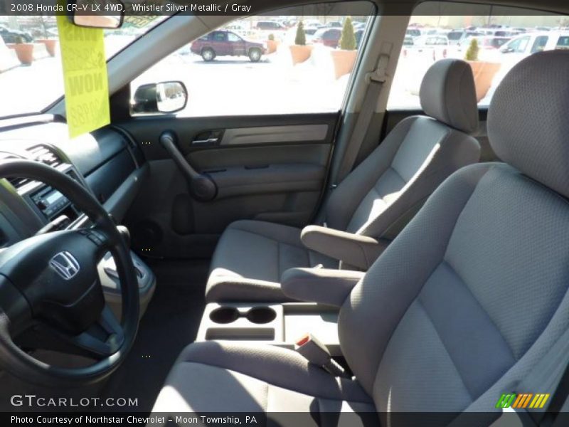 Whistler Silver Metallic / Gray 2008 Honda CR-V LX 4WD