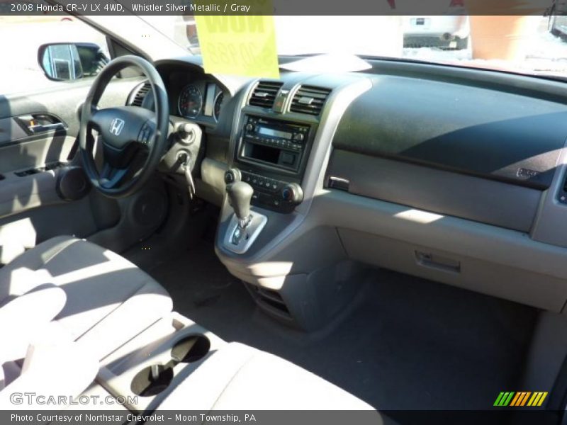 Whistler Silver Metallic / Gray 2008 Honda CR-V LX 4WD