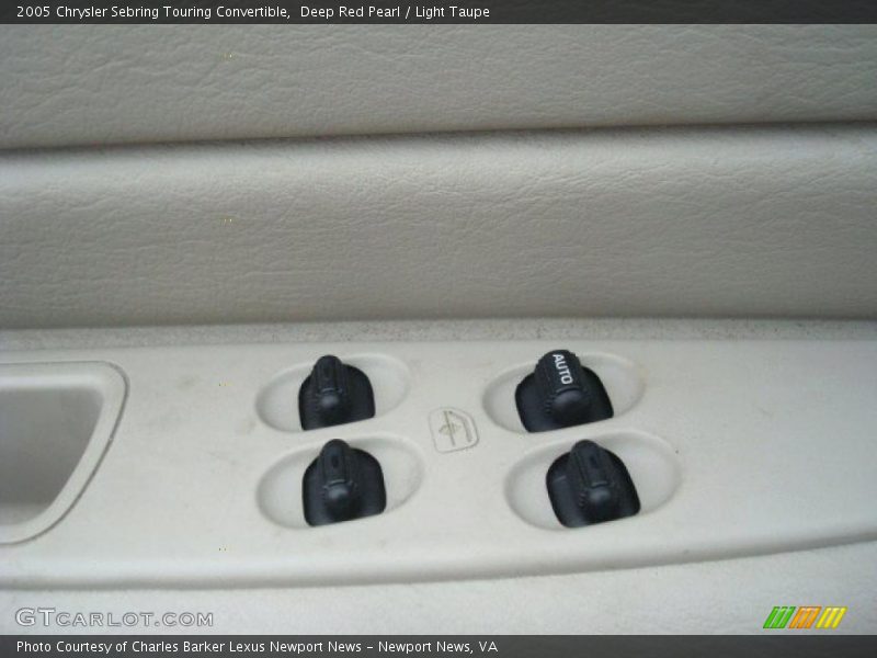 Deep Red Pearl / Light Taupe 2005 Chrysler Sebring Touring Convertible
