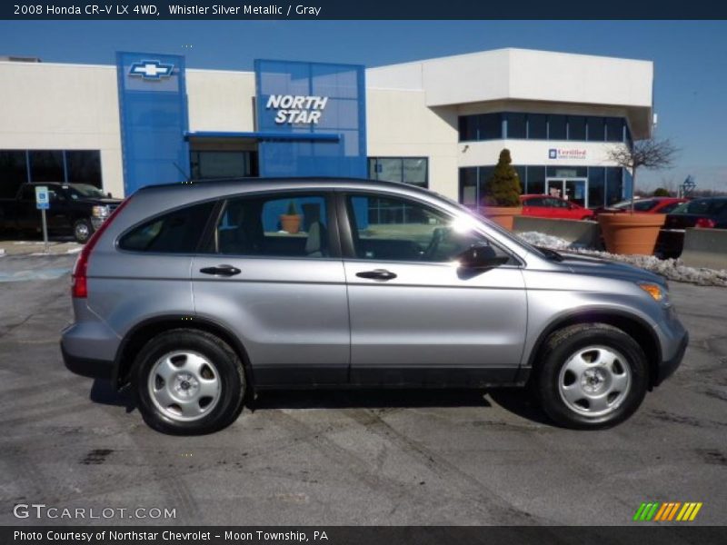 Whistler Silver Metallic / Gray 2008 Honda CR-V LX 4WD