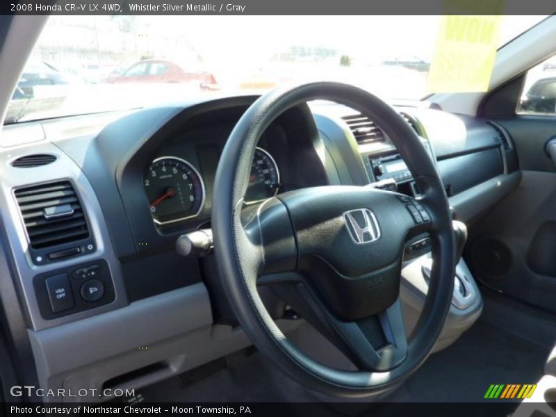Whistler Silver Metallic / Gray 2008 Honda CR-V LX 4WD