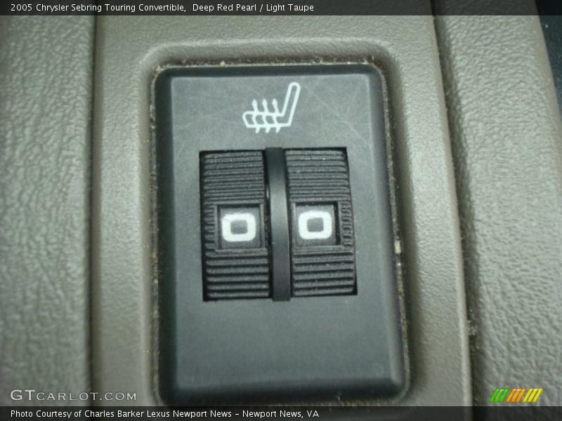 Deep Red Pearl / Light Taupe 2005 Chrysler Sebring Touring Convertible