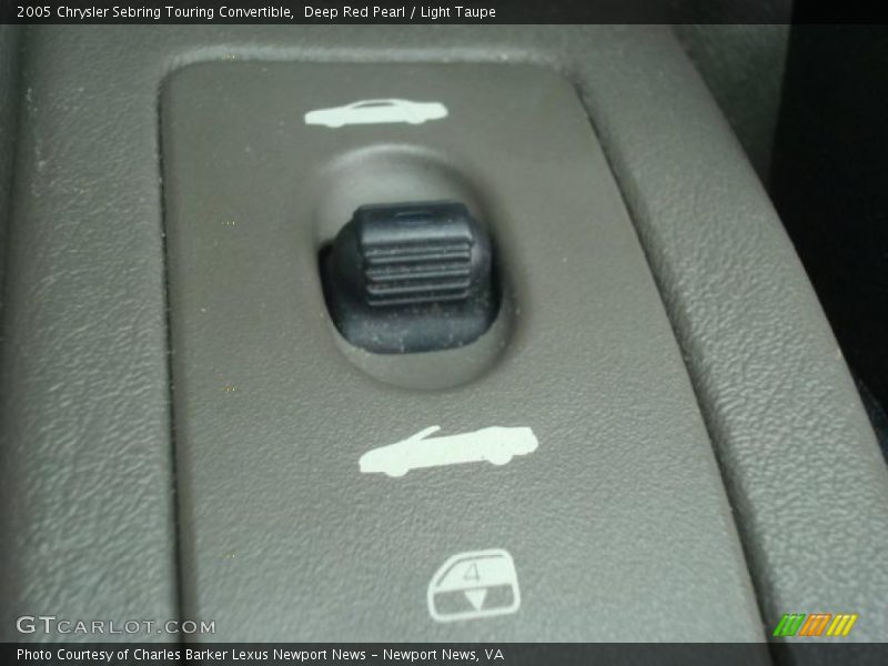 Deep Red Pearl / Light Taupe 2005 Chrysler Sebring Touring Convertible