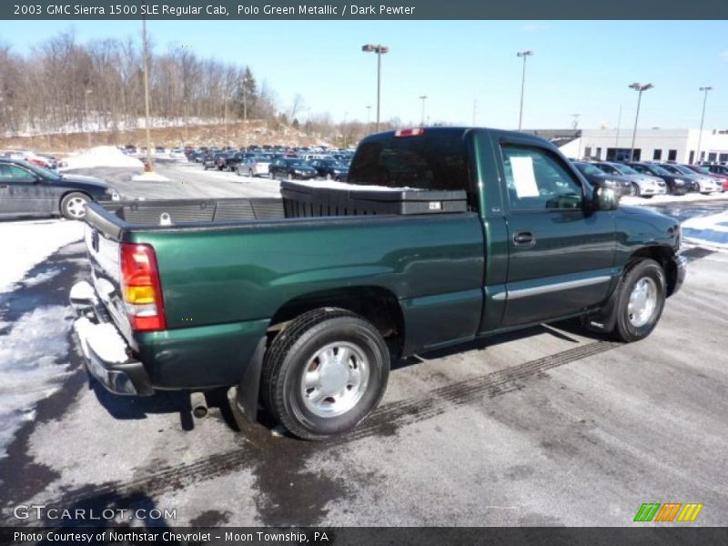  2003 Sierra 1500 SLE Regular Cab Polo Green Metallic