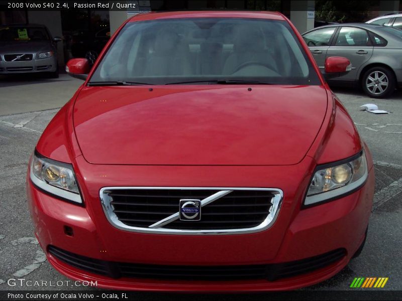 Passion Red / Quartz 2008 Volvo S40 2.4i
