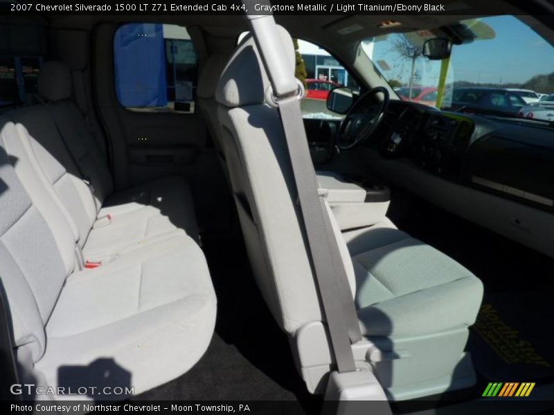 Graystone Metallic / Light Titanium/Ebony Black 2007 Chevrolet Silverado 1500 LT Z71 Extended Cab 4x4