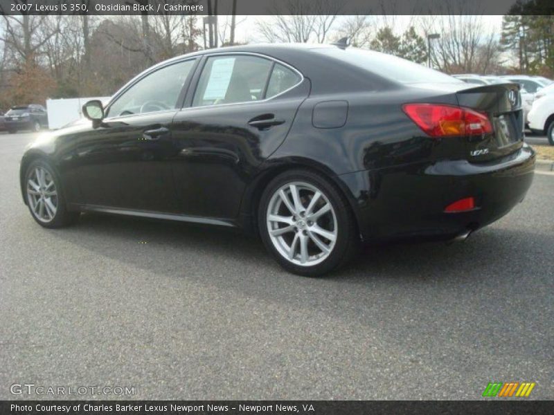 Obsidian Black / Cashmere 2007 Lexus IS 350