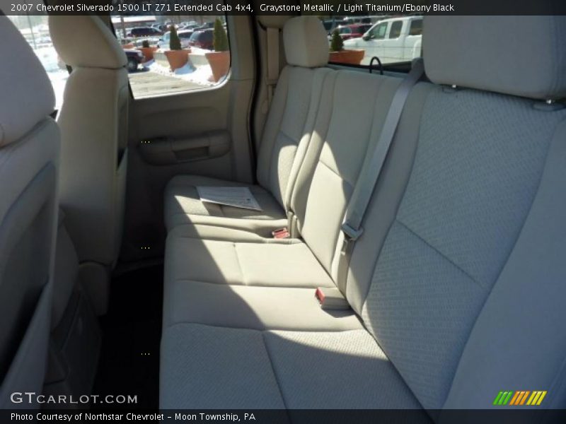 Graystone Metallic / Light Titanium/Ebony Black 2007 Chevrolet Silverado 1500 LT Z71 Extended Cab 4x4