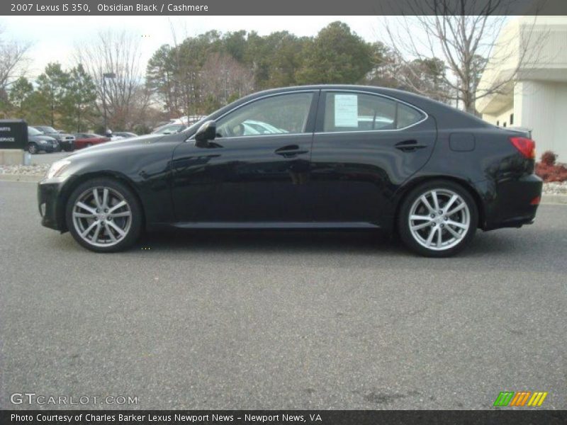 Obsidian Black / Cashmere 2007 Lexus IS 350
