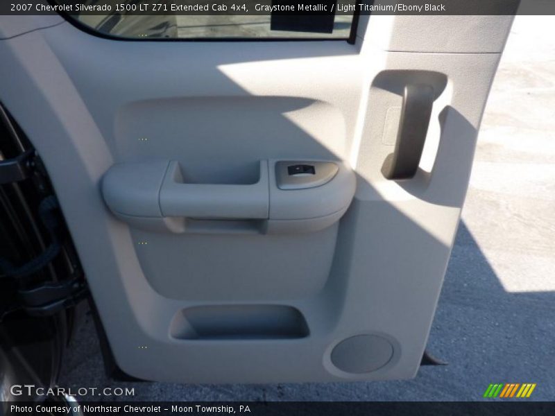 Graystone Metallic / Light Titanium/Ebony Black 2007 Chevrolet Silverado 1500 LT Z71 Extended Cab 4x4