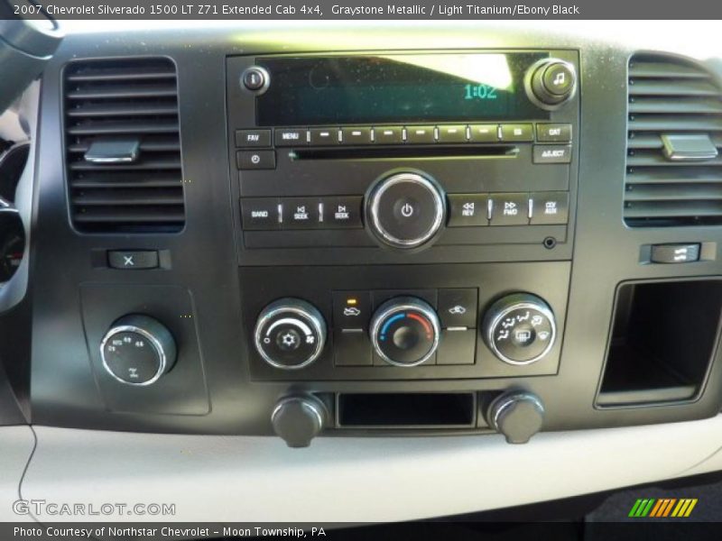 Graystone Metallic / Light Titanium/Ebony Black 2007 Chevrolet Silverado 1500 LT Z71 Extended Cab 4x4