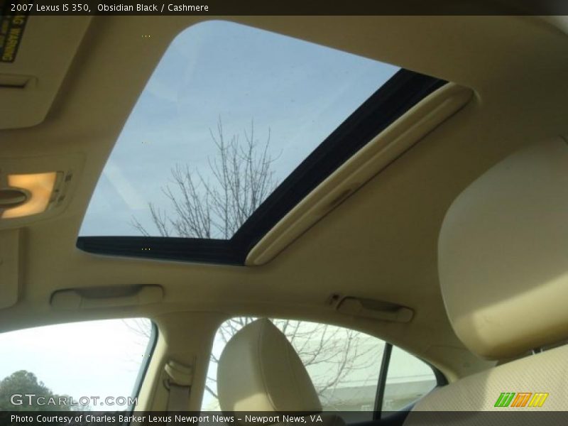 Obsidian Black / Cashmere 2007 Lexus IS 350