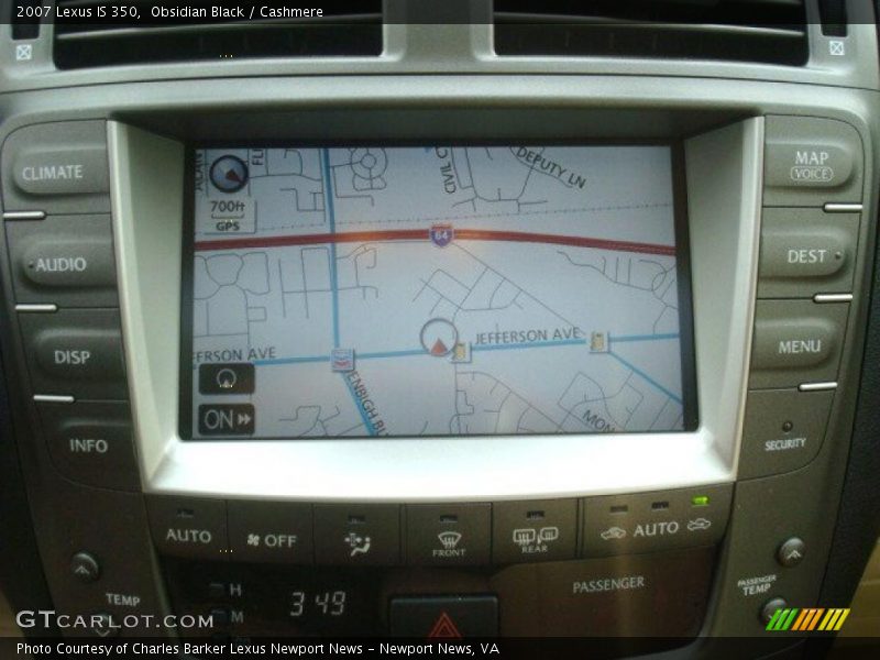 Obsidian Black / Cashmere 2007 Lexus IS 350