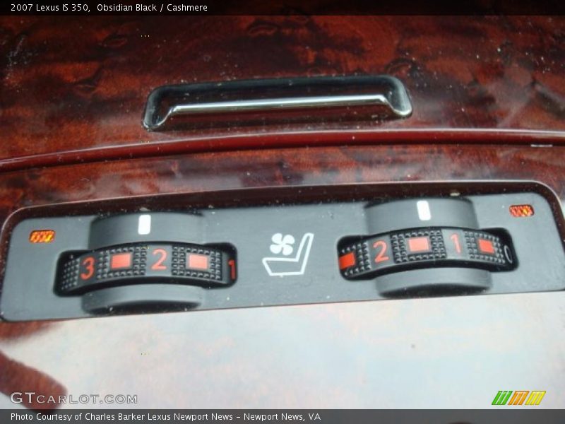 Obsidian Black / Cashmere 2007 Lexus IS 350