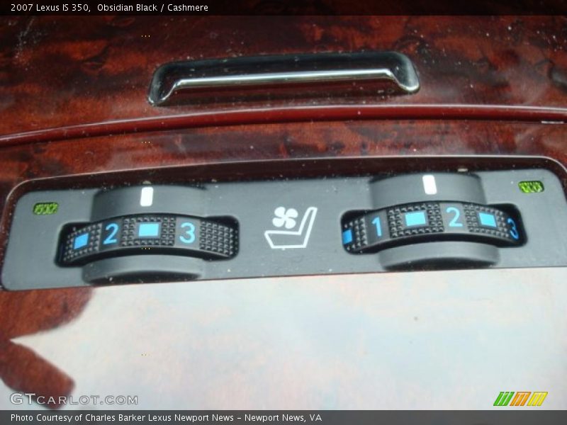 Obsidian Black / Cashmere 2007 Lexus IS 350