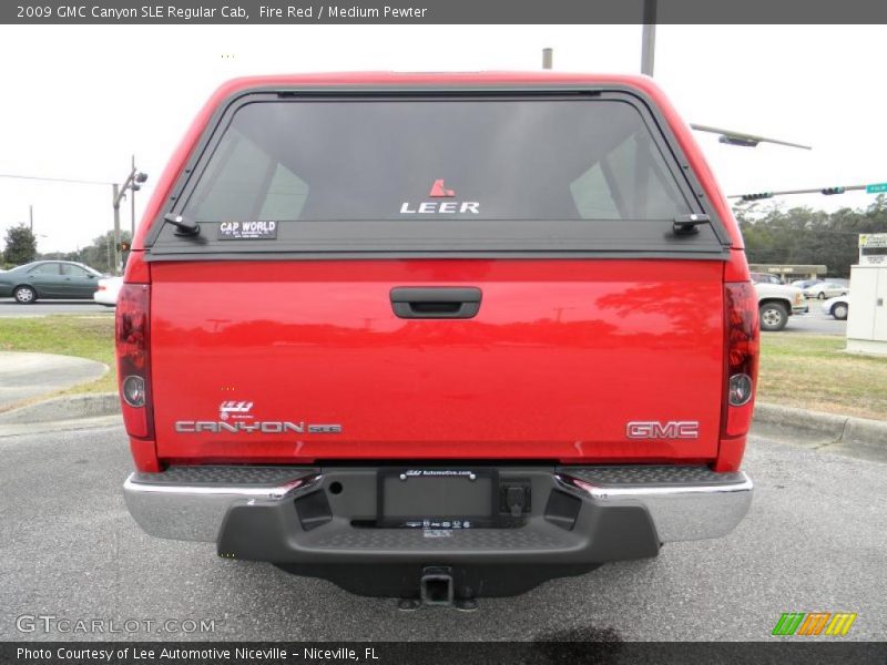 Fire Red / Medium Pewter 2009 GMC Canyon SLE Regular Cab