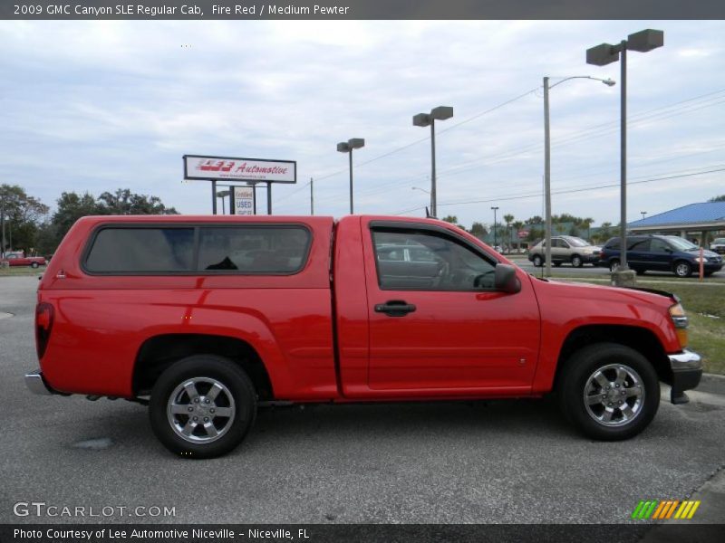 Fire Red / Medium Pewter 2009 GMC Canyon SLE Regular Cab