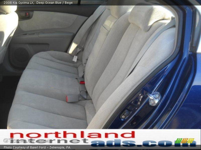 Deep Ocean Blue / Beige 2008 Kia Optima LX