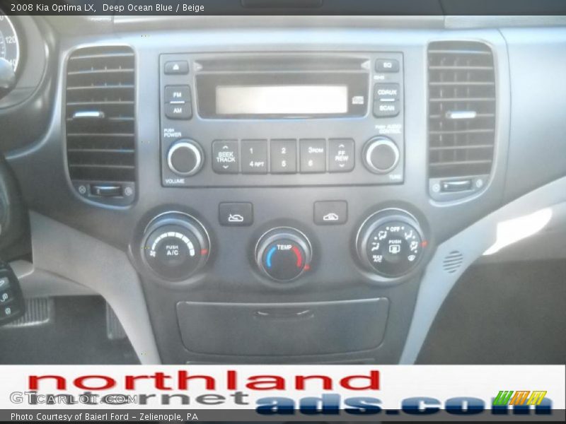 Deep Ocean Blue / Beige 2008 Kia Optima LX