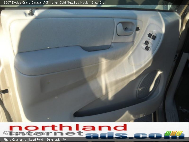 Linen Gold Metallic / Medium Slate Gray 2007 Dodge Grand Caravan SXT