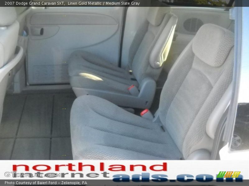 Linen Gold Metallic / Medium Slate Gray 2007 Dodge Grand Caravan SXT