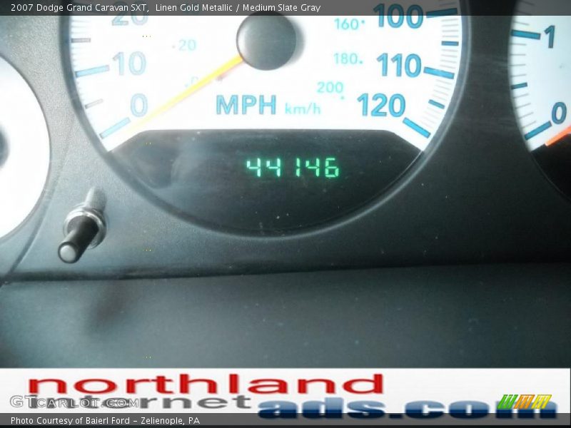Linen Gold Metallic / Medium Slate Gray 2007 Dodge Grand Caravan SXT