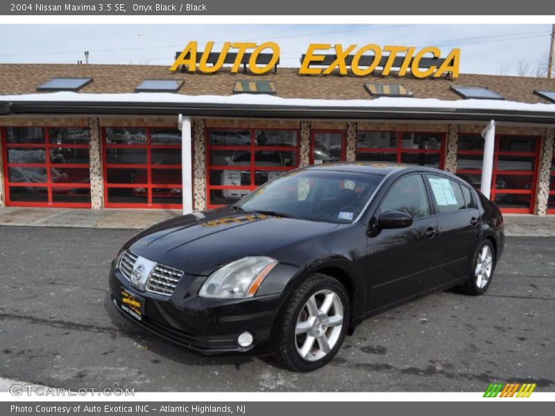 Onyx Black / Black 2004 Nissan Maxima 3.5 SE