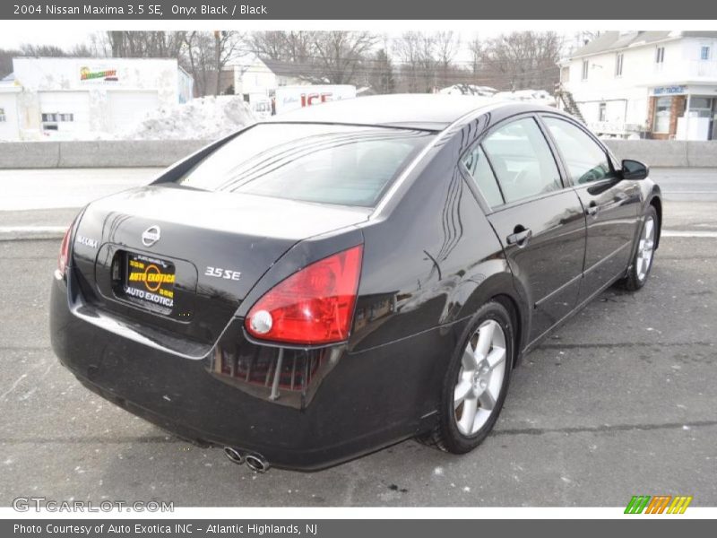 Onyx Black / Black 2004 Nissan Maxima 3.5 SE