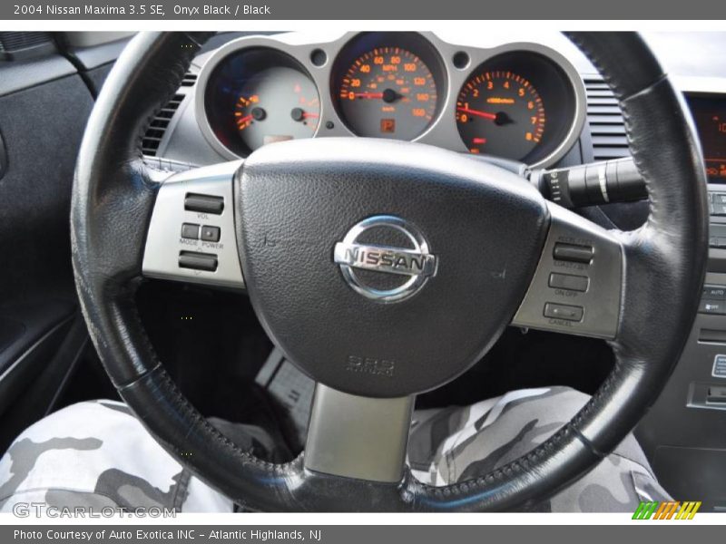Onyx Black / Black 2004 Nissan Maxima 3.5 SE
