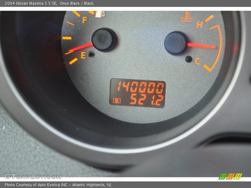 Onyx Black / Black 2004 Nissan Maxima 3.5 SE