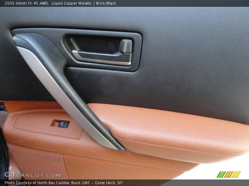 Liquid Copper Metallic / Brick/Black 2003 Infiniti FX 45 AWD