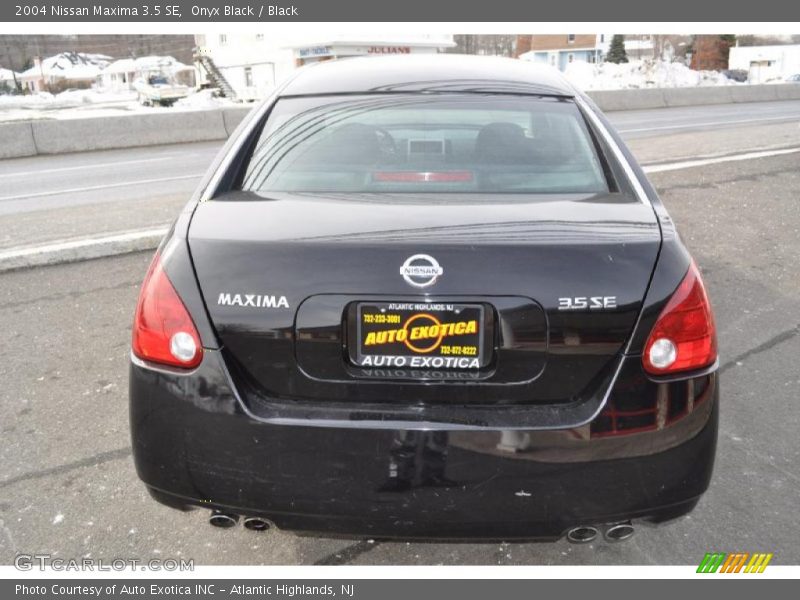 Onyx Black / Black 2004 Nissan Maxima 3.5 SE