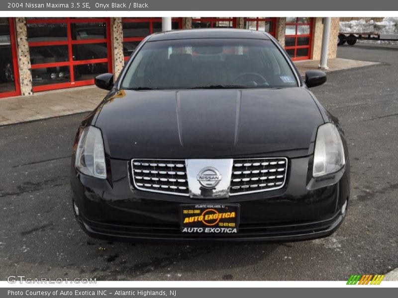 Onyx Black / Black 2004 Nissan Maxima 3.5 SE