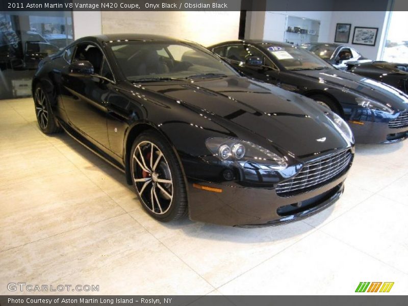 Onyx Black / Obsidian Black 2011 Aston Martin V8 Vantage N420 Coupe
