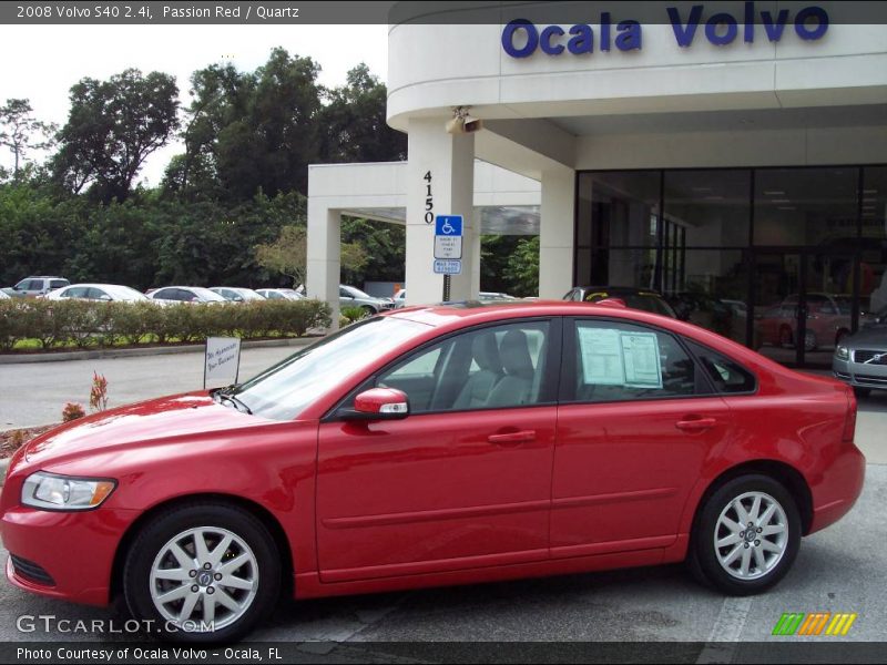 Passion Red / Quartz 2008 Volvo S40 2.4i