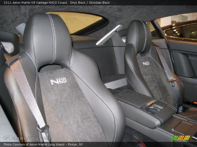  2011 V8 Vantage N420 Coupe Obsidian Black Interior