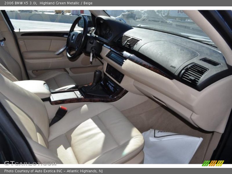 Highland Green Metallic / Beige 2006 BMW X5 3.0i