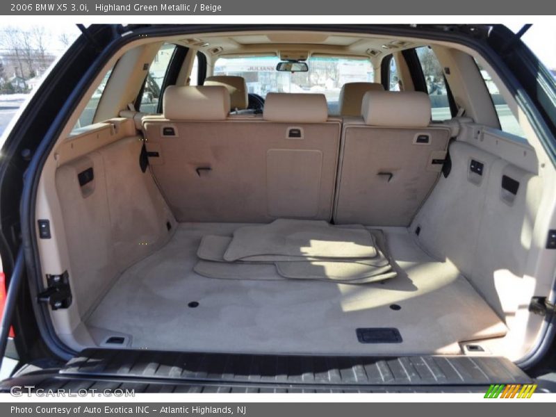 Highland Green Metallic / Beige 2006 BMW X5 3.0i