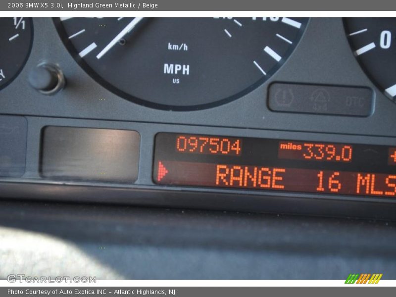 Highland Green Metallic / Beige 2006 BMW X5 3.0i